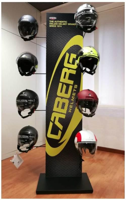 Caberg Materiał Promo Stojak Display Na 8 Kasków Caberg