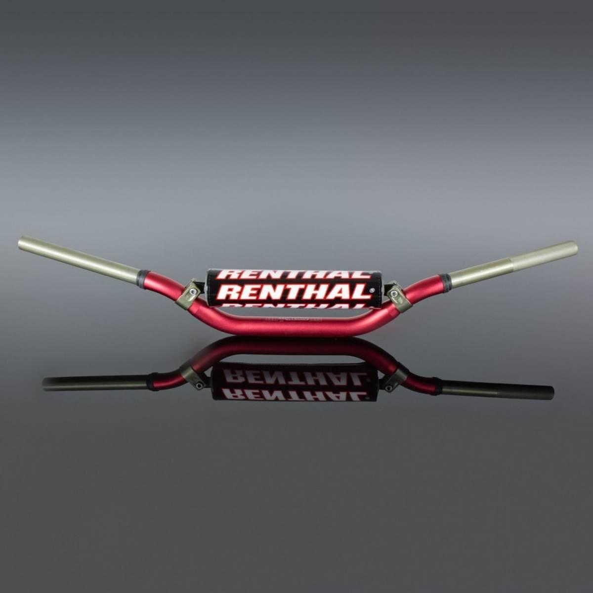 Renthal Kierownica 1,1/8 Cala 28,6Mm Mx Twinwall 996 Handlebar Red Villopot