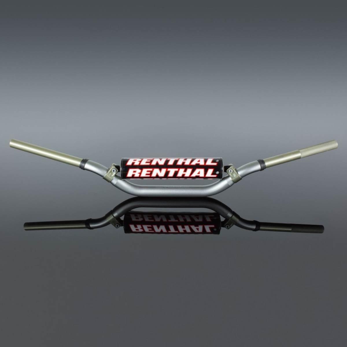 Renthal Kierownica 1,1/8 Cala 28,6Mm Mx Twinwall 998 Handlebar Grey Reed Wi