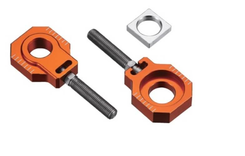 Accel Napinacz Tylnej Ośki Ze Śrubą Ktm Sx/Sxf/Exc 125-530 '08-'12, Exc/Exc