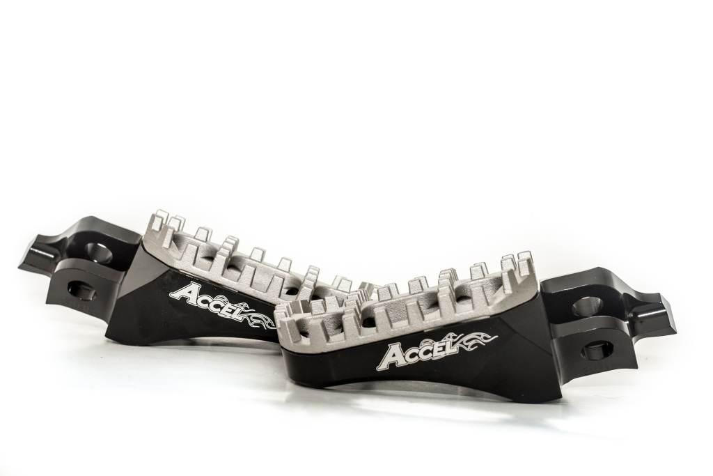 Accel Podnóżki Kawasaki Kxf250 '05-'17, Kxf450 '07-'17, Aluminium T7075, Ko - zdjęcie 2