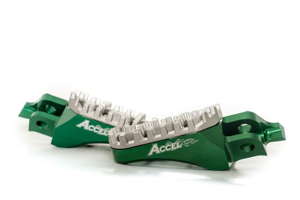 Accel Podnóżki Kawasaki Kxf250 '05-'17,Kxf450 '07-'17, Aluminium T7075, Kol - zdjęcie 2