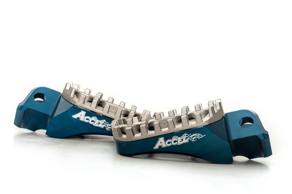 Accel Podnóżki Ktm Sx/Sxf/Exc '02-'15, Husqvarna, Regulowana Szerokość, Kol - zdjęcie 2