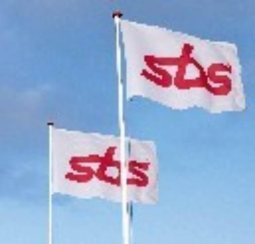 Sbs Materiały Promocyjne Flaga Biało/Czerwona Z Logiem Sbs Materiały Promoc