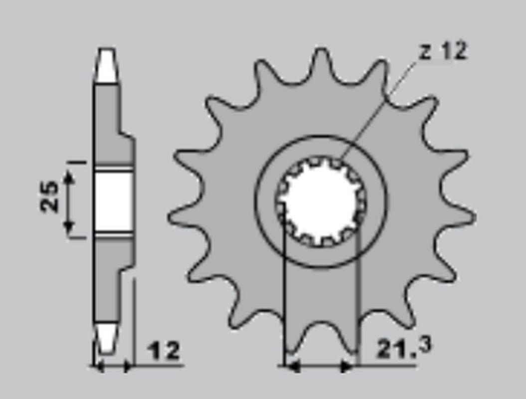 Grosskopf Zębatka Przednia 2092 14 Vor 450/530/570 '02-