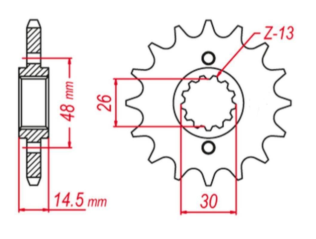 Grosskopf Zębatka Przednia 339 15 Honda Vfr800 '02-'13 -1 Cb750 '92-'00 Jtf