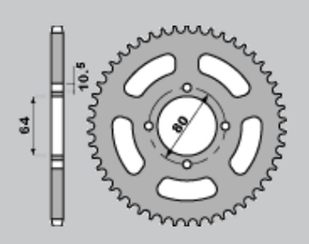 Grosskopf Zębatka Przednia 4394 14 39014 Yamaha 125 Yfa1 Breeze '99-'05, Ya