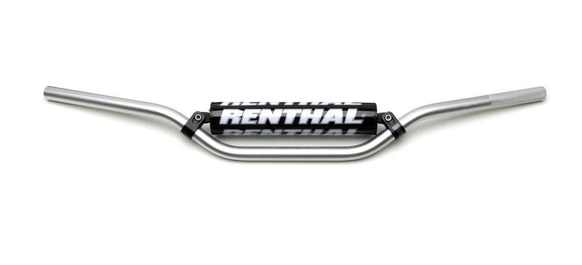 Renthal Kierownica 7/8 Cala 22Mm Mx Handlebar Silver Jimmy Button Padded Ko