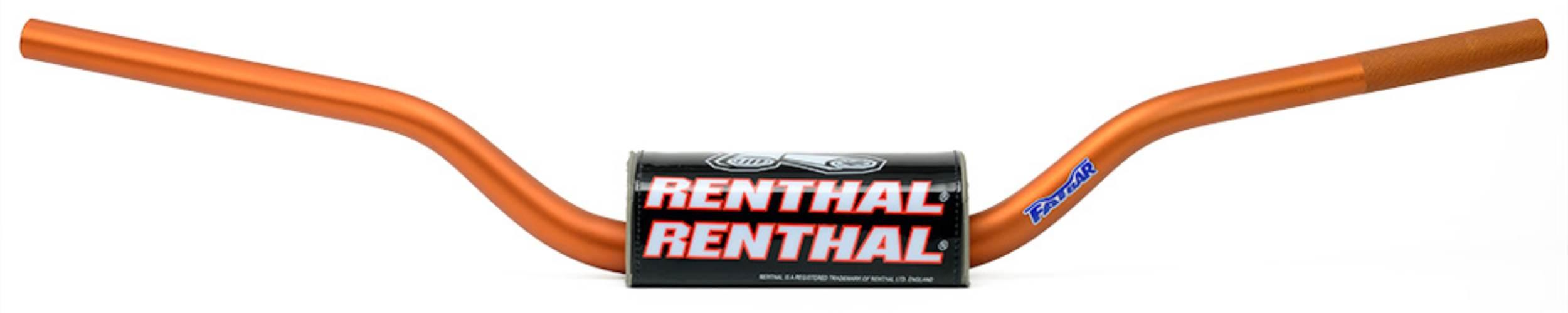 Renthal Kierownica 1,1/8 Cala 28,6Mm Mx Fatbar Handlebar Orange Mcgrath Sho