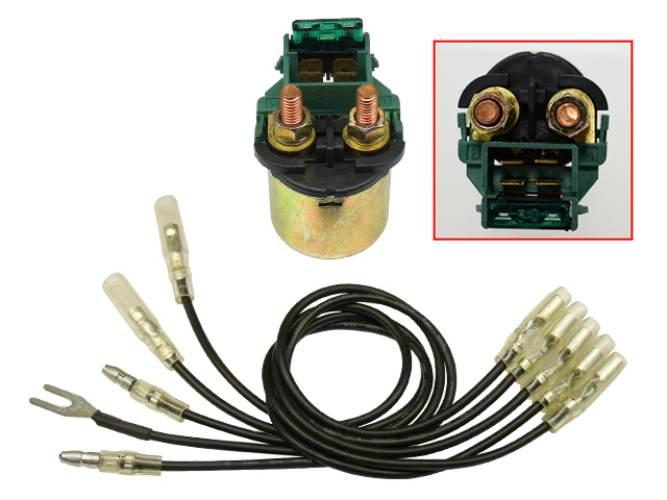 Bronco Przekaźnik Rozrusznika Uniwersalny 30A Okrągły Z Bezpiecznikiem