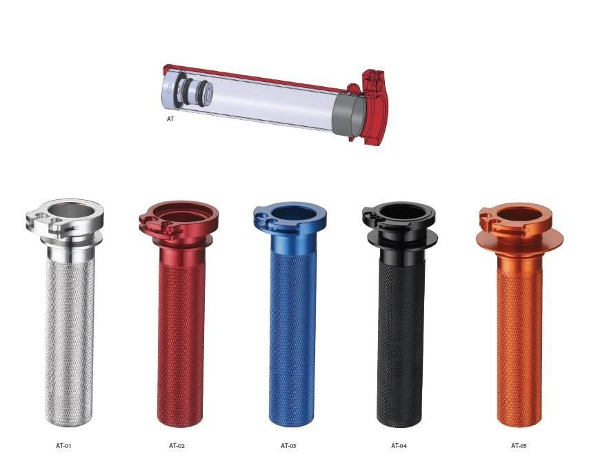 Accel Rolgaz Aluminiowy Z Łożyskiem Honda Crf 250R '04-'18, Crf 450R '09-'1