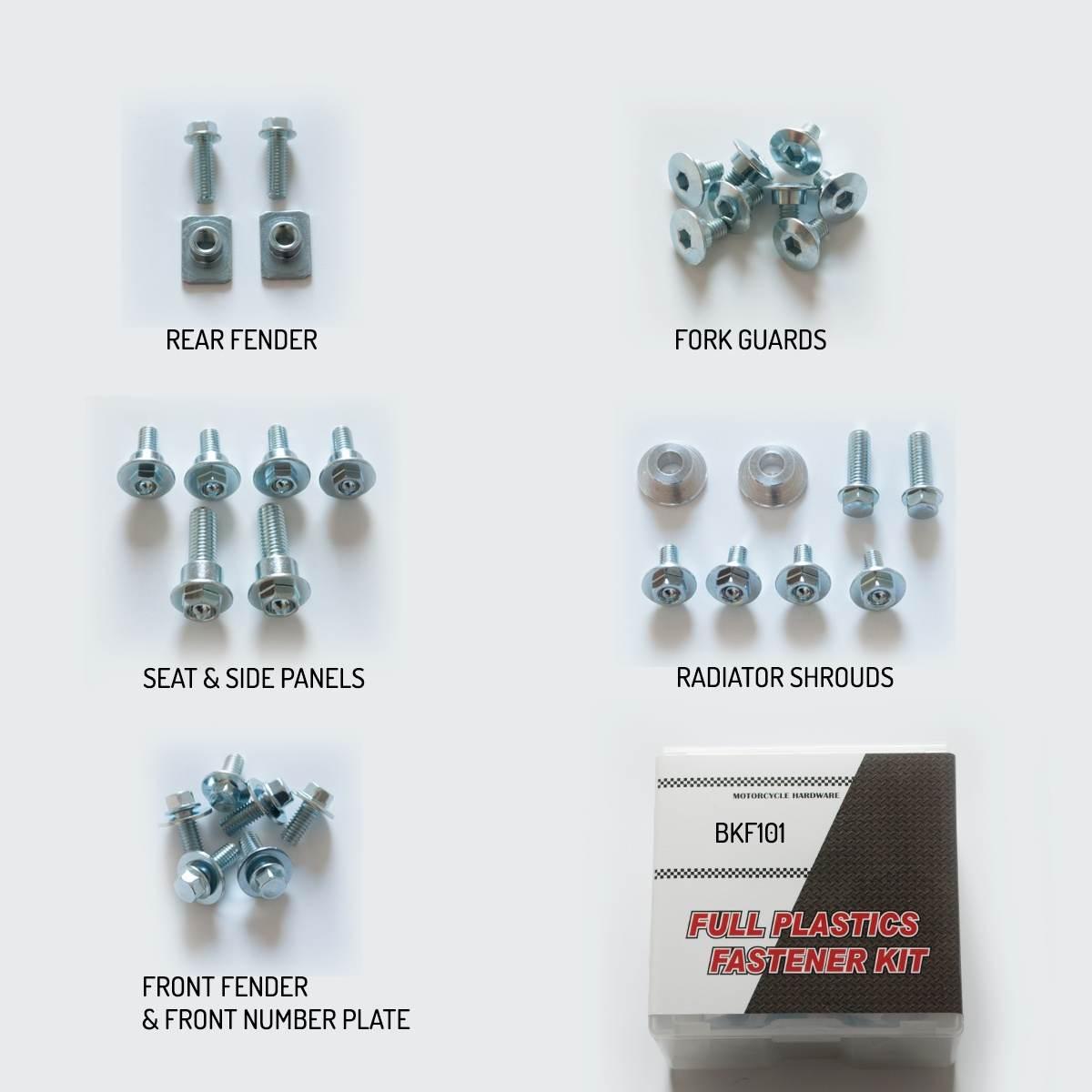 Accel Komplet Śrub Do Plastików Honda Crf 450R '13-'16, Crf 250R '14-16 Bkf