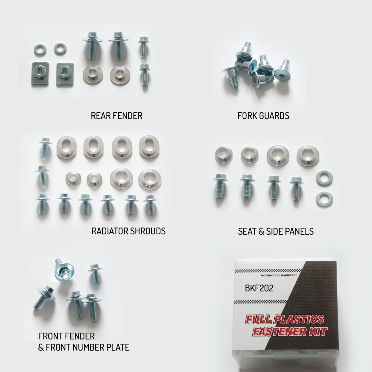 Accel Komplet Śrub Do Plastików Yamaha Yzf 250 '10-'13, Wr 450F '12-'14 Bkf