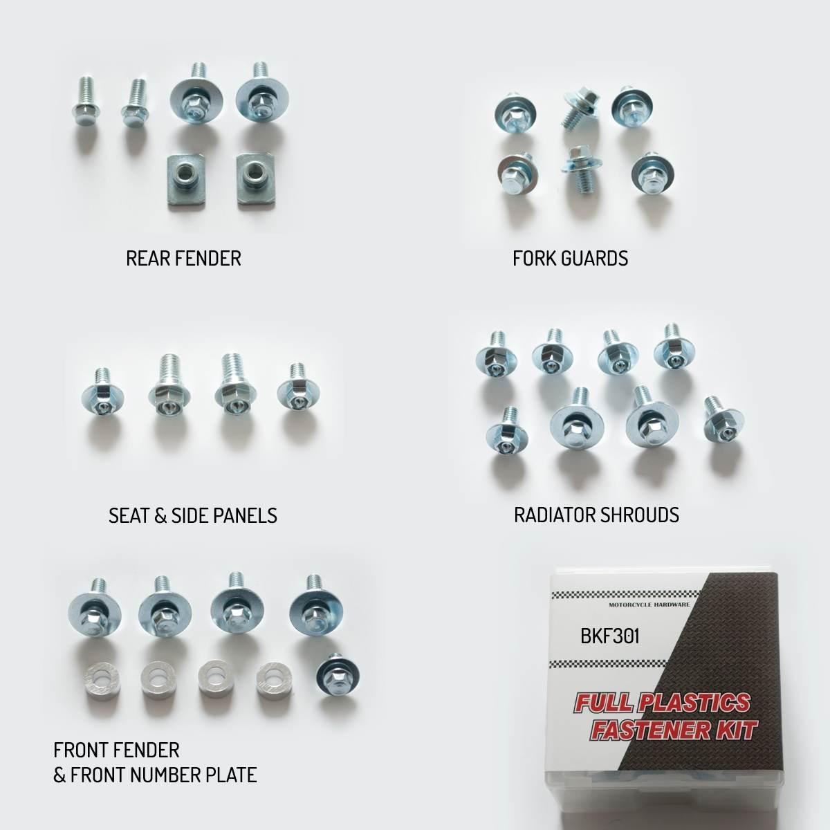 Accel Komplet Śrub Do Plastików Kawasaki Kx 125/250 '03-'07, Kxf 250 '04-'1