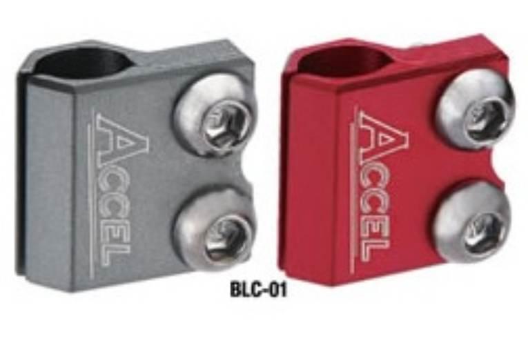 Accel Uchwyt Przewodu Hamulcowego Przód Honda/Yamaha Kolor Czerwony