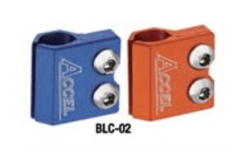 Accel Uchwyt Przewodu Hamulcowego Przód Yamaha/Kawasaki Kolor Niebieski -