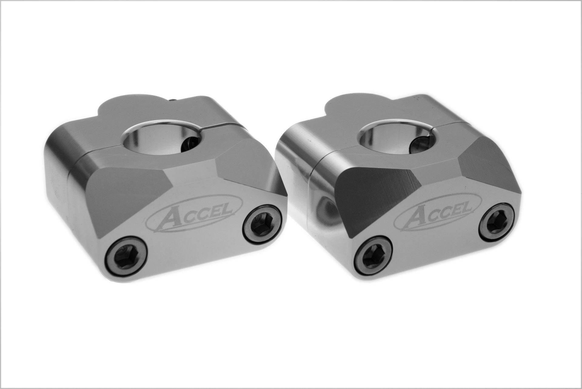 Accel Mocowanie/Podwyżki Kierownicy Dół-22,2/Góra-28,6Mm Wys. 20Mm Kolor Sr