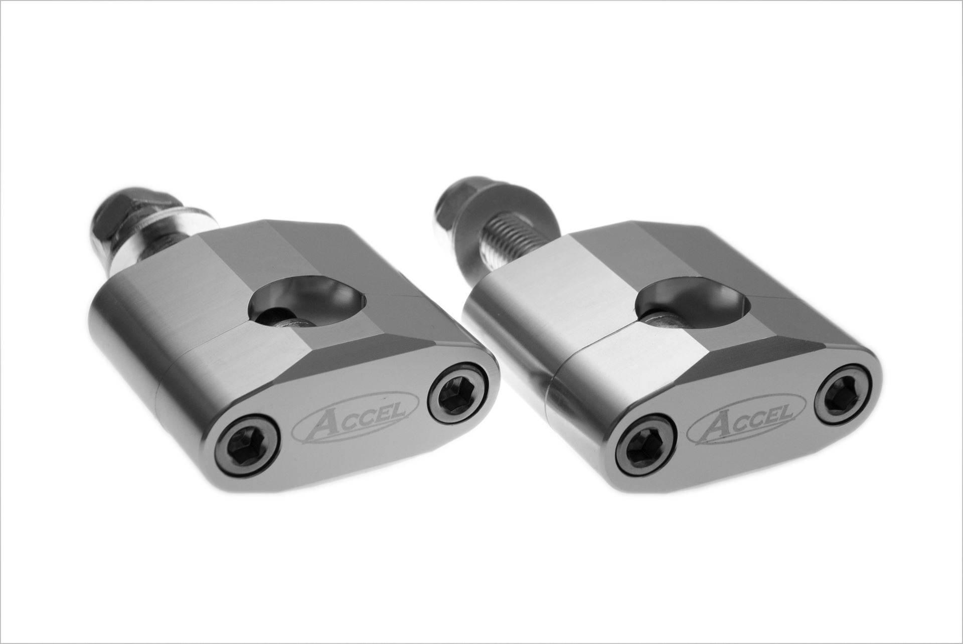 Accel Mocowanie/Podwyżki Kierownicy 22,2Mm Wys. 34Mm Ze Śrubą M12 Kolor Sre