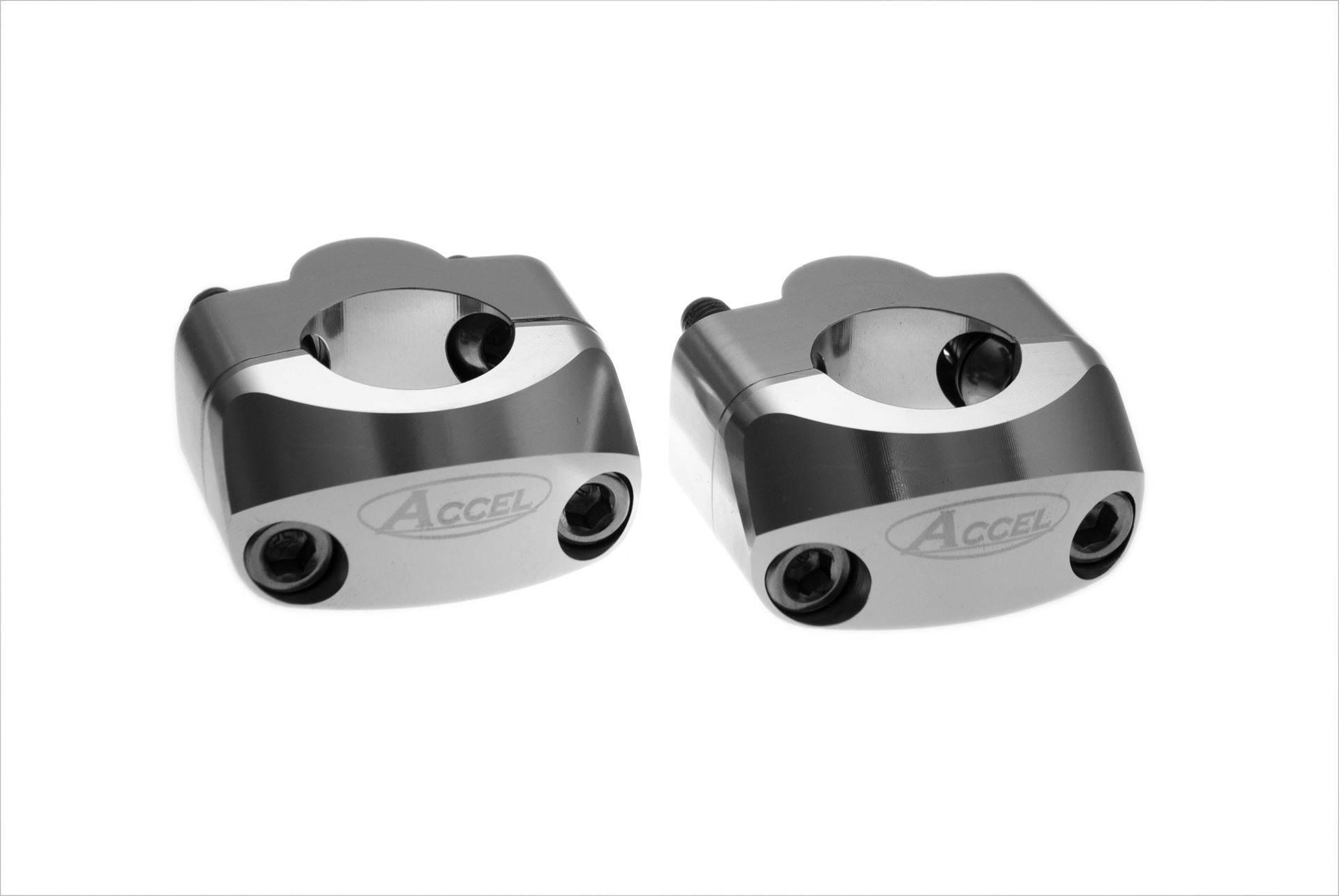 Accel Mocowanie/Podwyżki Kierownicy Dół-22,2/Góra-28,6Mm Wys. 20Mm Kolor Sr