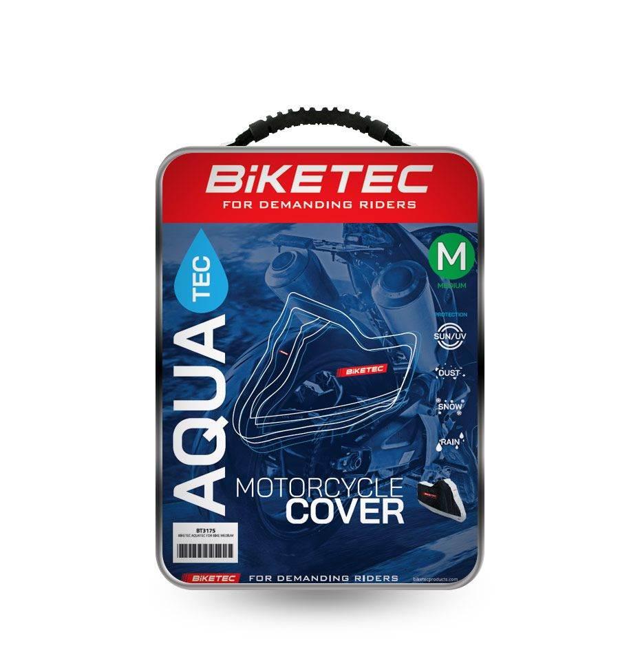Biketec Pokrowiec Wodoodporny Aquatec Na Motocykl Kolor Czarny/Szary Rozmia