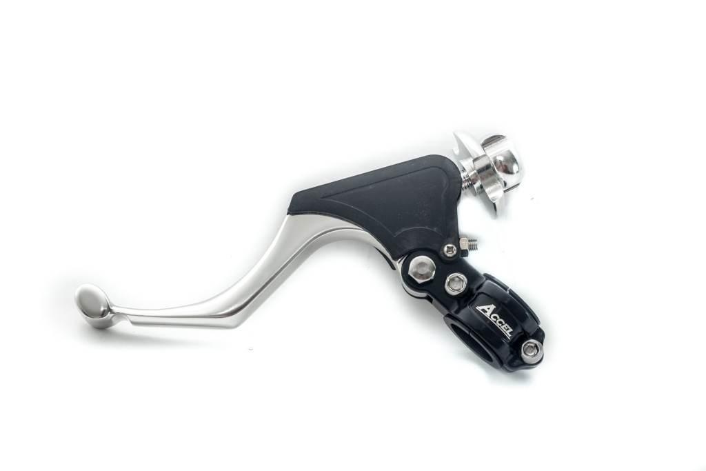 Accel Uchwyt Dźwigni Sprzęgła Kompletny Uniwersalny Kuty Kolor Czarny Cl-01