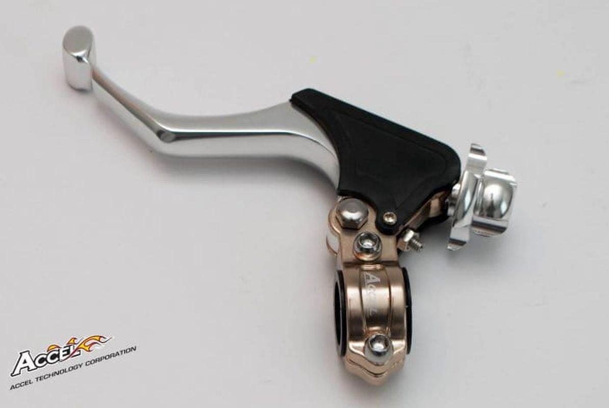Accel Uchwyt Dźwigni Sprzęgła Kompletny Uniwersalny Kuty Kolor Tytanowy Cl-
