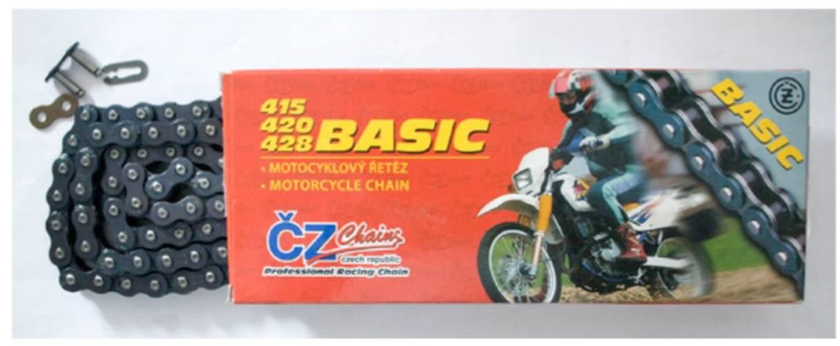 Cz Łańcuch Napędowy 420 Basic 420S 132 Ogniwa 19,0 Kn + Zapinka