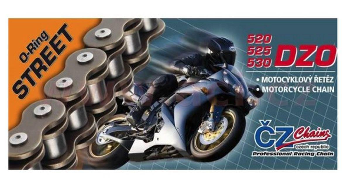 Cz Łańcuch Napędowy 520 Dzo 110 Ogniw O-Ring Bronze Do 750 Ccm Street 35,6