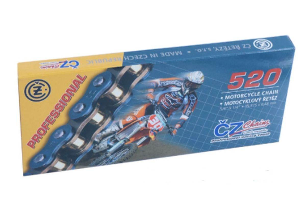 Cz Łańcuch Napędowy 520 M 114 Ogniw Motocross Do 125 Ccm 2T 250 Ccm 4T 35,0