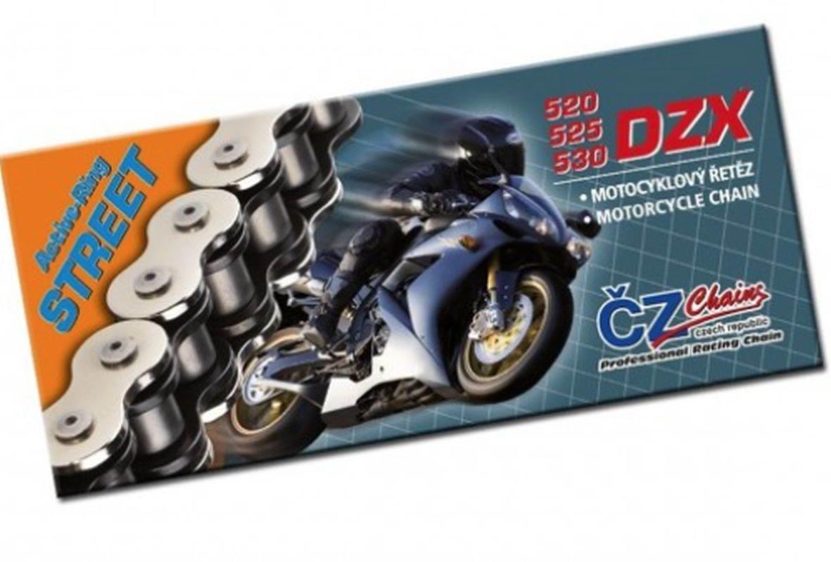 Cz Łańcuch Napędowy 525 Dzx 120 Ogniw Active Ring X-Ring Chrom Do 1000 Ccm