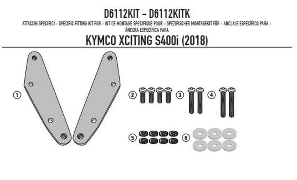 Kappa Mocowanie Szyby Kd6104St Kymco Xciting S400I '18-'24