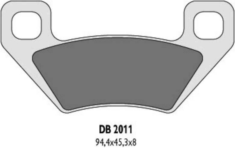 Delta Braking Klocki Hamulcowe Kh395 Arctic Cat - Zastępują Db2011Mx-D Oraz