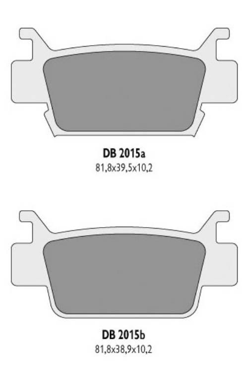 Delta Braking Klocki Hamulcowe Kh410 Honda Trx - Zastępują Db2015Mx-D Oraz