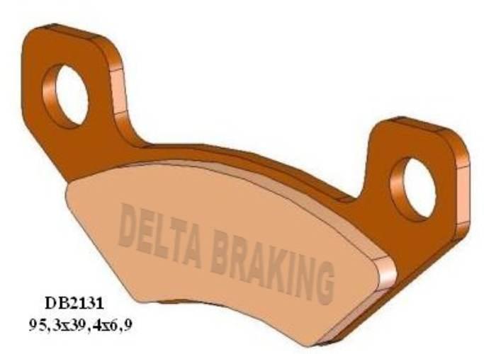 Delta Braking Klocki Hamulcowe Kh398 Can-Am Ds 450 '08-'14 Tył - Zastępują