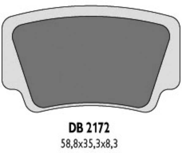 Delta Braking Klocki Hamulcowe Kh463 Ktm Quad - Zastępują Db2172Mx-D Oraz D