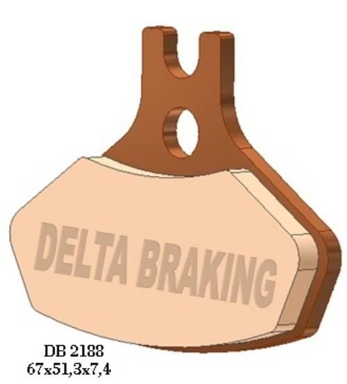 Delta Braking Klocki Hamulcowe Kh468 Can-Am Ds 450 08-14 Przód - Zastępują