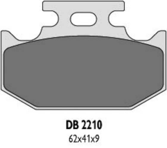 Delta Braking Klocki Hamulcowe Kh152, Kh152/2 - Zastępują Db2210Mx-D Oraz D
