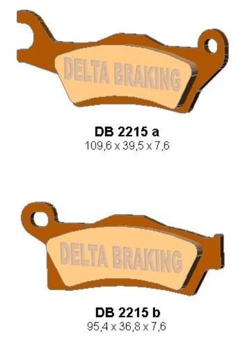 Delta Braking Klocki Hamulcowe Kh617 Can-Am Outlander 800/1000 '12, Renegad