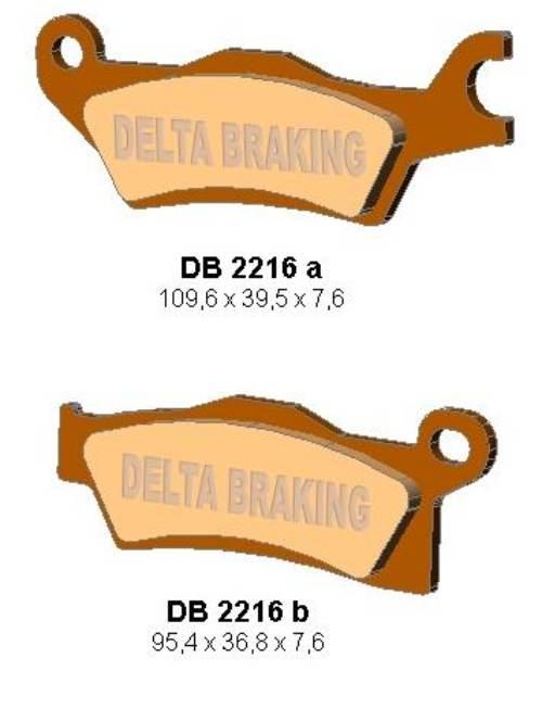 Delta Braking Klocki Hamulcowe Kh618 Can-Am Outlander 800/1000 '12, Renegad