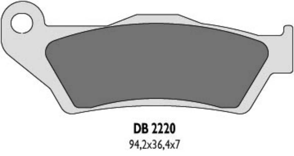 Delta Braking Klocki Hamulcowe Kh181 Przód Brembo - Zastępują Db2220Mx-N Or