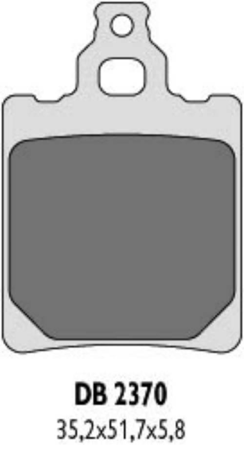 Delta Braking Klocki Hamulcowe Kh60 Kh337 Ktm Sx60/65`00-03 - Zastępują Db2