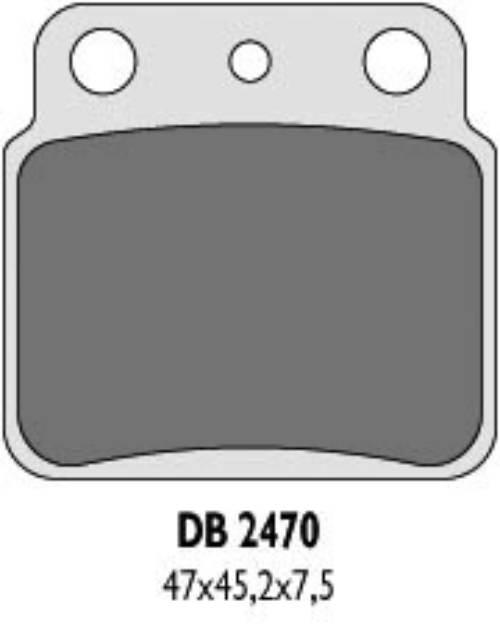 Delta Braking Klocki Hamulcowe Kh137 Ltz400 Ltr450 Tył - Zastępują Db2470Mx