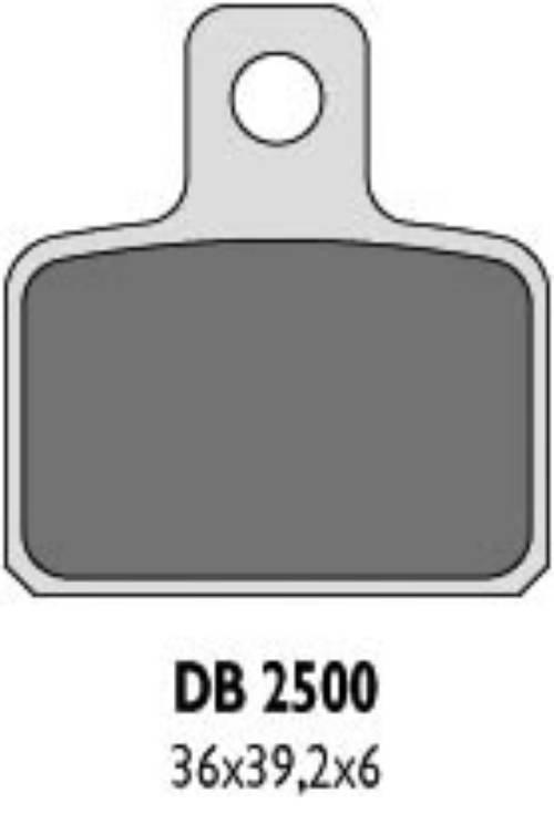 Delta Braking Klocki Hamulcowe Kh351 - Zastępują Db2500Mx-D I Db2500Qd-D Tr
