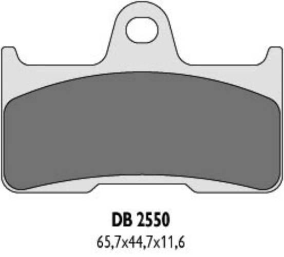 Delta Braking Klocki Hamulcowe Kh344 Yamaha Yfm 660 02-08 Tył - Zastępują D