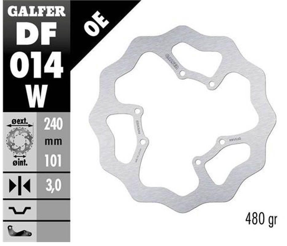 Galfer Tarcza Hamulcowa Przód Honda Cr 125R/250R '95-'07, Cr 500 '95-'00, C - zdjęcie 2