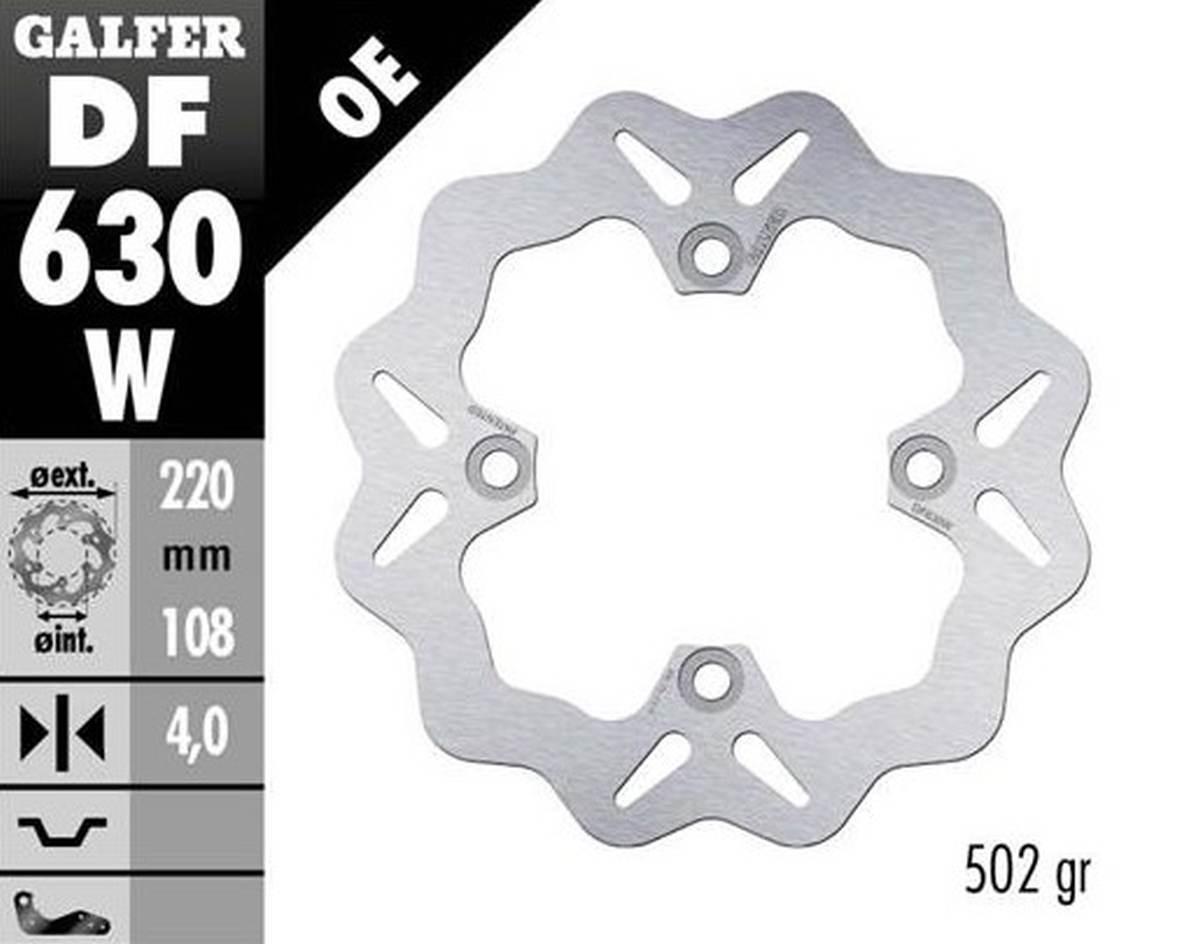 Galfer Tarcza Hamulcowa Tył Ducati 748/916/996/998 '94- 220X108X4 Wave