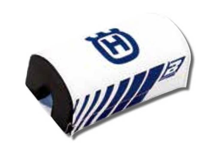 Blackbird Osłona Kierownicy Pro Taper 28Mm Logo Husqvarna Kolor Biały