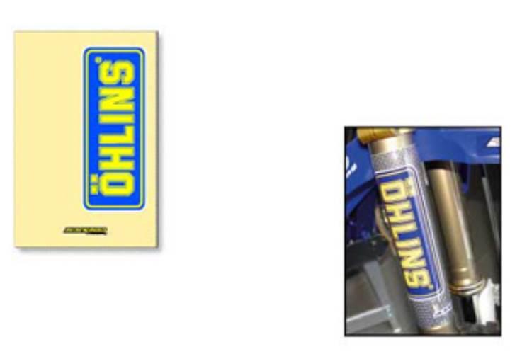 Blackbird Komplet Naklejek Oklein Na Teleskopy Ohlins-Clear 2 Szt