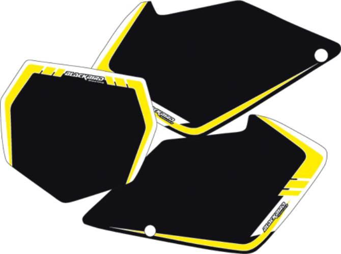 Blackbird Tła Pod Numery Startowe Suzuki Rmz 450 '08-'09 Kolor Czarny