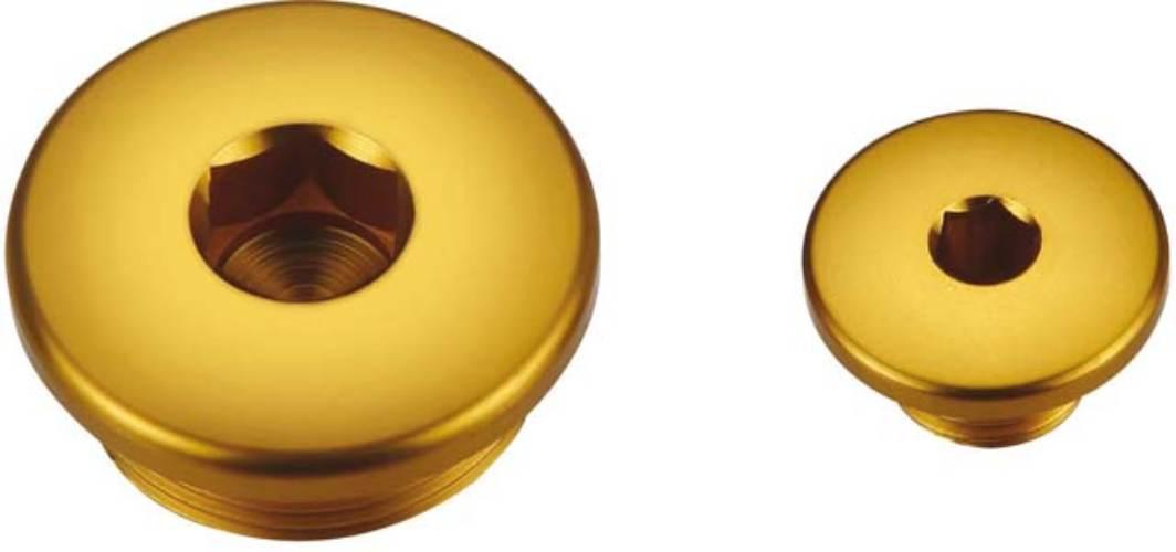 Accel Korki Inspekcyjne Silnika Suzuki Drz 400/ Ltz 400 Kolor Złoty 2Szt